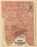Vintage Map of Ramsey County, Minnesota 1874