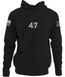 45/47 Black Hoodie