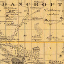 Vintage Map of Freeborn County, Minnesota 1874