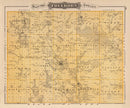 Vintage Map of Freeborn County, Minnesota 1874