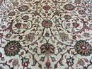 7' X 10' Vintage Handmade India Floral Oriental Wool Rug Hand knotted Carpet