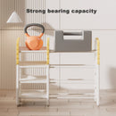 Kids Bookshelf and Toy Storage, 4-Tier Toy Organizers W/8 Removable Storage Bins, Kids Toy Storage Organizer for Study Room, Bedroom, Kids Room, Classroom, Nursery