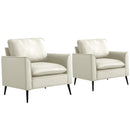 Nordic Retro Light Luxury Upholstered Sofa Chair