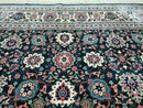 8' X 10' Handmade Indian Oriental Wool Rug Carpet Organic Dye Forest Green Nice