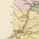 Vintage Map of Trempealeau County, Wisconsin 1878