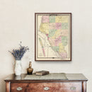 Vintage Map of Buffalo County, Wisconsin 1878