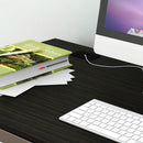 55 Inch Espresso Computer Desk For Home Office Workspace