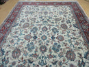 6' X 9' Vintage Handmade Fine Chinese Floral Oriental Wool Rug Carpet Beige