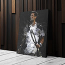 Novak Djokovic Canvas Print – Iconic Tennis Wall Art for Man Cave or Home