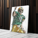 Brett Favre Canvas Art – Green Bay Packers Wall Decor