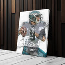 Nick Foles Canvas Art – Philadelphia Eagles Wall Decor