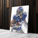 Saquon Barkley Canvas Art – New York Giants Wall Decor