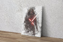 Kylo Ren Poster Star Wars Movie Painting Hand Made Posters Canvas Print Kids Wall Art Man Cave Gift Home Decor