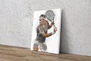 Roger Federer Poster Tennis player  Hand Made Posters Canvas Print Kids Wall Art Man Cave Gift Home Decor