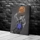 Luka Doncic Poster Graffiti Neon Dallas Mavericks NBA Hand Made Poster Canvas Print Kids Wall Art Man Cave Gift Home Decor