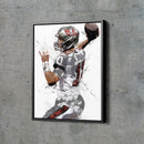 Tom Brady Canvas Poster Tampa Bay Buccaneers Football Hand Made Posters Canvas Print Kids Wall Art Man Cave Gift Home Decor