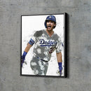 Cody Bellinger Poster Los Angeles Dodgers Championship Baseball Hand Made Posters Canvas Print Wall Art Man Cave Gift Home Kids Decor