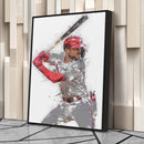 Trea Turner Canvas Art – Philadelphia Phillies Wall Decor