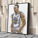 Stephen Curry Canvas Art – Golden State Warriors Wall Decor