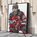 Jack Hughes Canvas Art – New Jersey Devils Wall Decor