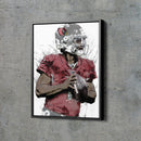 Kyler Murray Poster Arizona Cardinals Painting Hand Made Posters Canvas Print Kids Wall Art Home Man Cave Gift Decor