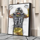 T.J. Watt Canvas Art – Pittsburgh Steelers Wall Decor