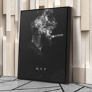 LeBron James Canvas Art – Cigar Lakers Wall Decor