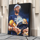Stephen Curry Canvas – NBA Wall Art for Kids Decor