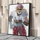 Chase Young Canvas Art – Washington Commanders Wall Decor