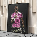 Carlos Alcaraz Canvas Print – Iconic Tennis Wall Art for Man Cave or Home