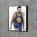Stephen Curry Art Poster Golden State Warriors Basketball Hand Made Posters Canvas Print Kids Wall Art Home Man Cave Gift Decor
