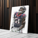 Will Anderson Jr. Canvas Art – Houston Texans Wall Decor