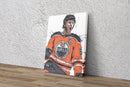 Connor McDavid Poster Edmonton Oilers Ice Hockey Painting Hand Made Posters Canvas Print Kids Wall Art Home Man Cave Gift Decor