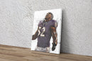 Ray Lewis Art Poster Baltimore Ravens Football Hand Made Posters Canvas Print Kids Wall Art Man Cave Gift Home Decor