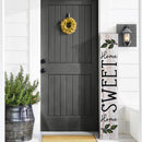 Leaves Sweet Porch Leaner Welcome Sign