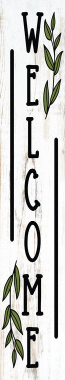 Welcome Garland Porch Leaner Welcome Sign