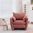 Sharp-Angle Modern Chair - Suitable for a variety of scenarios, this is a stylish single seat for modern spaces Red