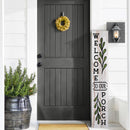 Leaves Sweet Porch Leaner Welcome Sign