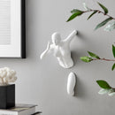 Runner Woman 13" Wall Sculpture // White