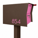 Retrobox Locking Package Dropbox in TEXTURED COCONUT - Modern Mailbox