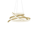Oslo LED Adjustable Chandelier // Gold
