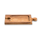Puzzle Shaped Charcuterie / Wine Glass Holder Interlocking Board