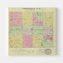 Vintage Map of Cherokee County, Kansas 1887