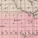 Vintage Map of Neosho County, Kansas 1887