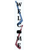 Hockey Porch Leaner Welcome Sign