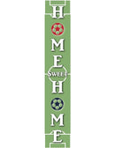 Soccer Home Porch Leaner Welcome Sign
