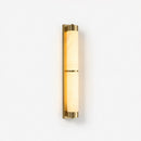 Calista Linear Alabaster Brass Sconce