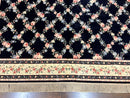 Karastan Rug 8' 8" x 12" Garden of Eden Collection Ebony Trellis