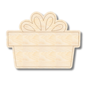 Unfinished Wood Etched Small Gift Shape | Paint By Line Crafts | up to 30" DIY