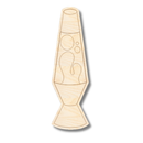 Unfinished Wood Etched Lava Lamp Shape | Paint By Line Crafts | up to 30" DIY